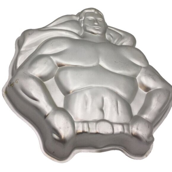 Superman DC Comics Birthday Party Cake Pan Wilton 502-1212 Instructions Vintage - Picture 7 of 12